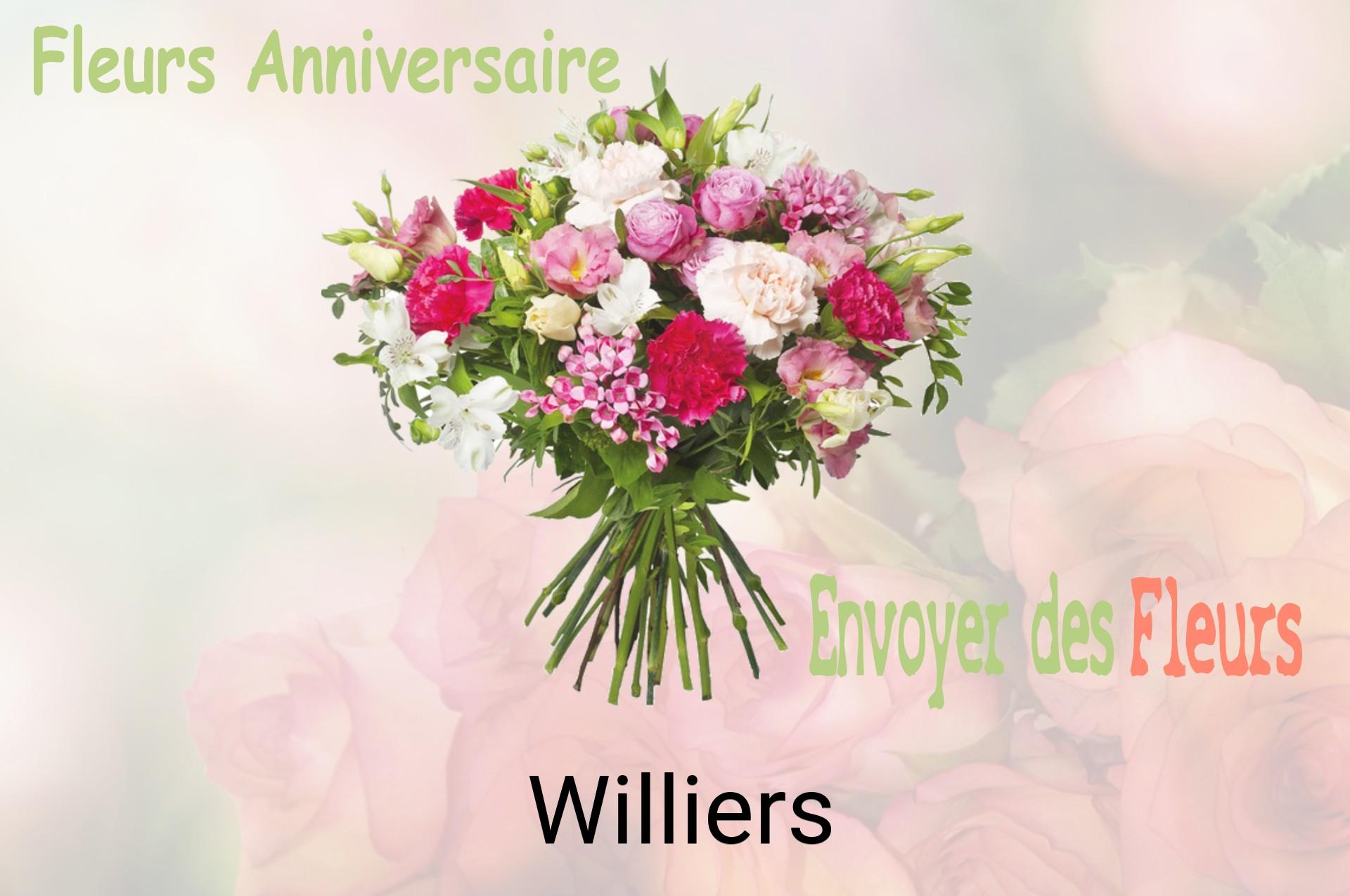 Bouquet de fleurs d’anniversaire livré à Williers